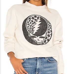 Junk Food Grateful Dead Glitter Sweatshirt